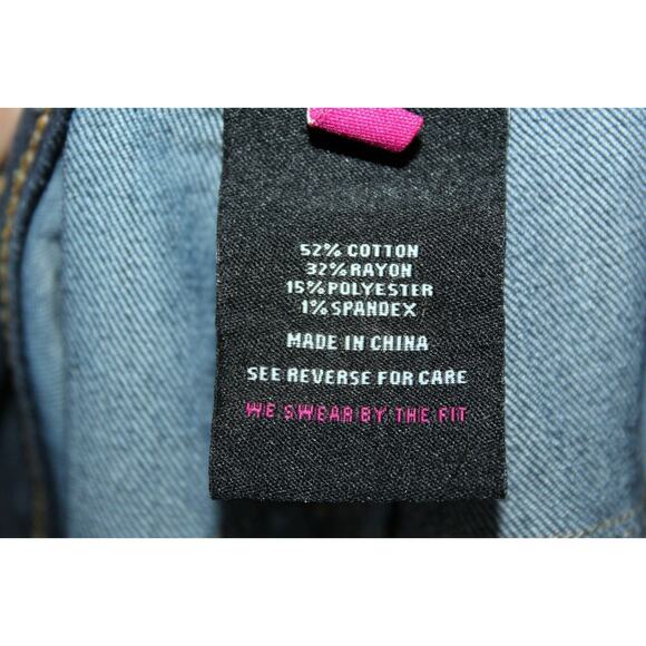 Torrid Stiletto Jegging Zipper Ankle Jeans Blue Dark Wash Plus Size 18 HW9955 - Picture 9 of 10